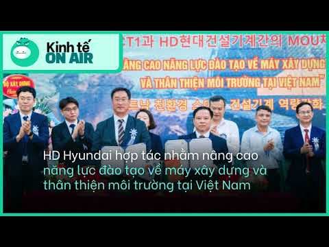 HD Hyundai hợp tác đào tạo kỹ thuật viên máy xây dựng